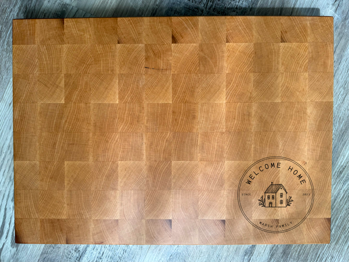 Maple End Grain Cutting Board - Order
