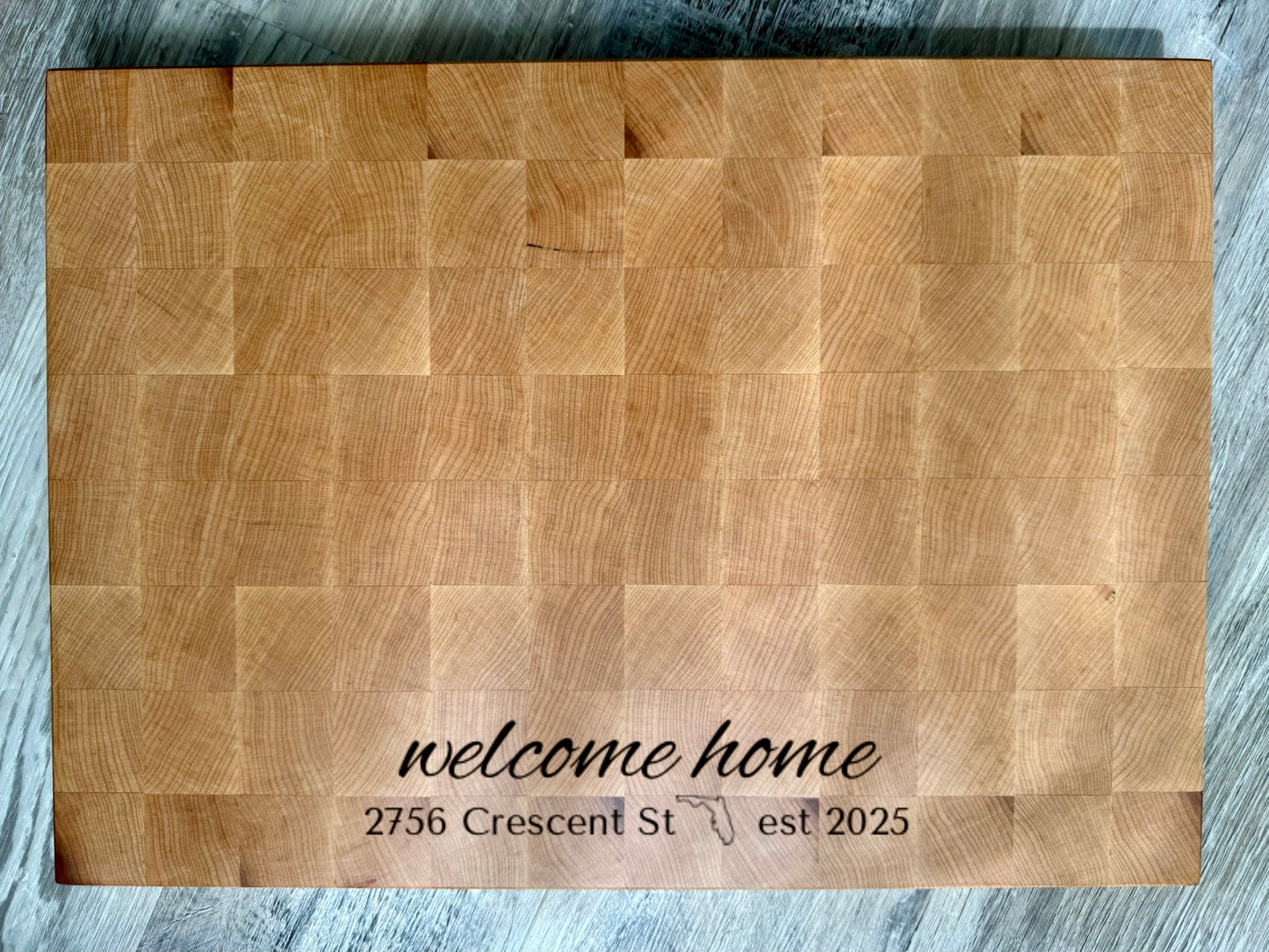 Maple End Grain Cutting Board - Order